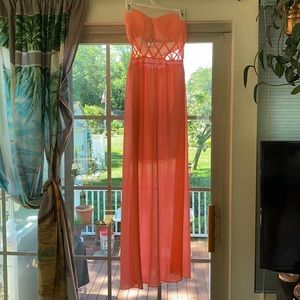 Coral Small Ropalia Dress